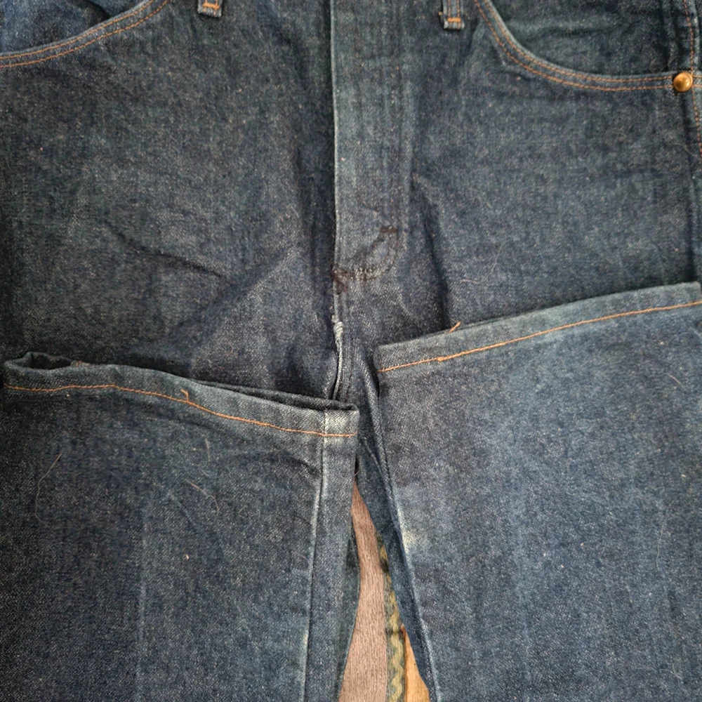 Lot of 3. MWZ Wrangler Originals. Men's Blue Jeans Excellent, Ready To Ride. - Picture 2 of 7